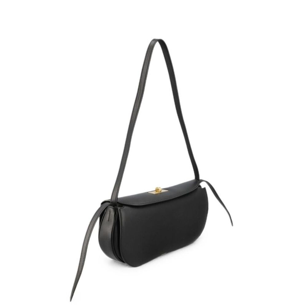 Celine Women Turnlock Leather Shoulder Bag